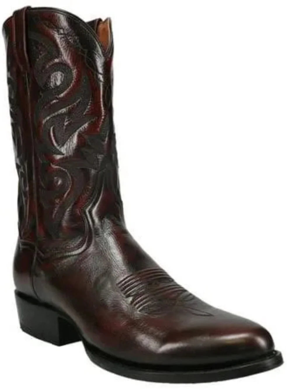 Dan Post Milwaukee Black Cherry Cowboy Boots Men's Size 9D Western DP2112R - Picture 1 of 15